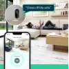 Cámara de seguridad IP Arlo Essential 2K Indoor Security Camera pack de 2 inalámbrica para interior