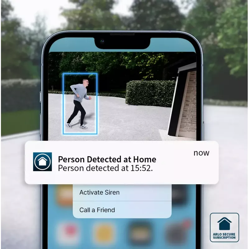 Cámara de seguridad IP Arlo Essential 2K Indoor Security Camera pack de 2 inalámbrica para interior