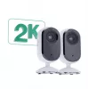 Cámara de seguridad IP Arlo Essential 2K Indoor Security Camera pack de 2 inalámbrica para interior