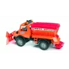 Camión BRUDER MB Unimog, construcción ABS, edad recomendada 4+