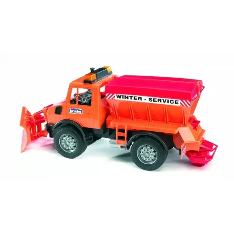 Camión BRUDER MB Unimog, construcción ABS, edad recomendada 4+