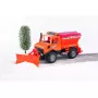 Camión BRUDER MB Unimog, construcción ABS, edad recomendada 4+