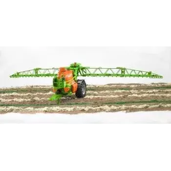 Accesorio para modelo BRUDER Amazone UX 5200 a escala — pieza de plástico verde y naranja