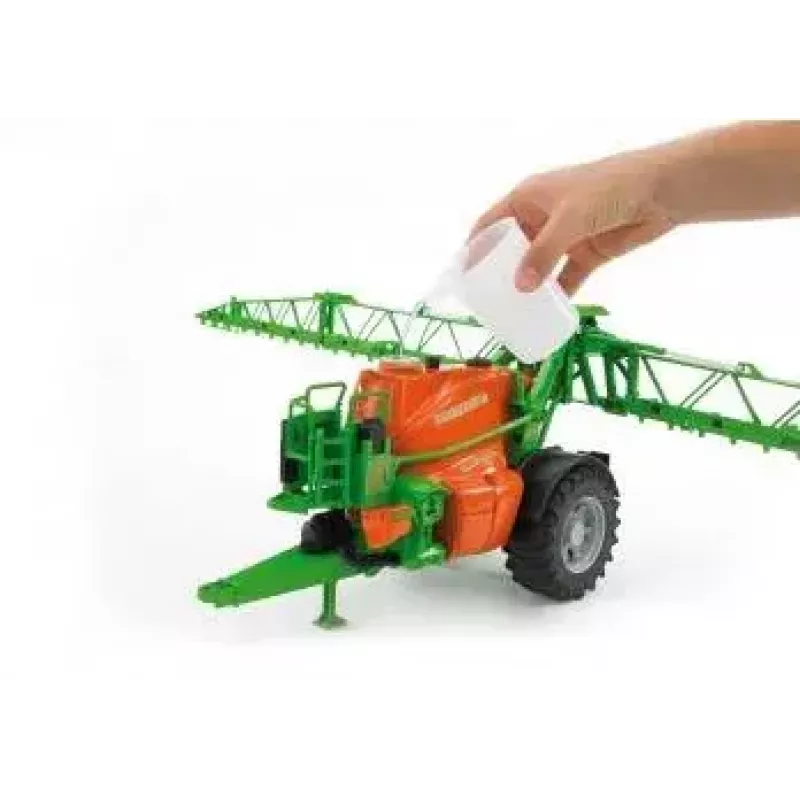 Accesorio para modelo BRUDER Amazone UX 5200 a escala — pieza de plástico verde y naranja