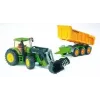 Bruder Joskin remolque volquete, 1:16, verde/amarillo