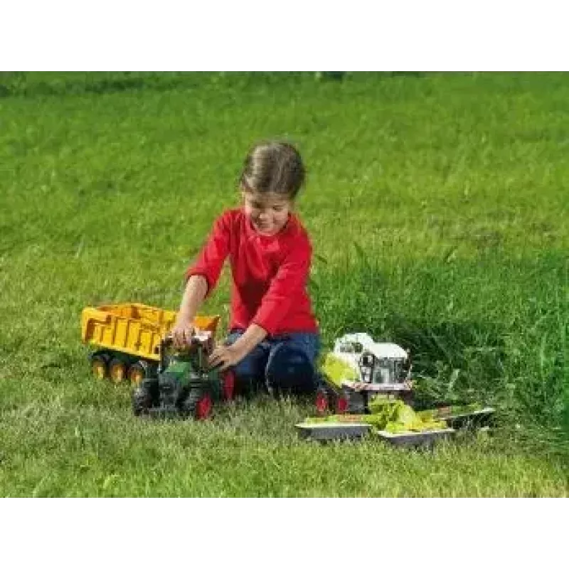 Bruder Joskin remolque volquete, 1:16, verde/amarillo