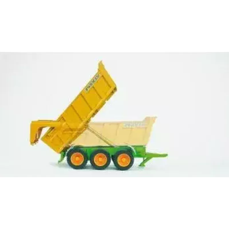 Bruder Joskin remolque volquete, 1:16, verde/amarillo