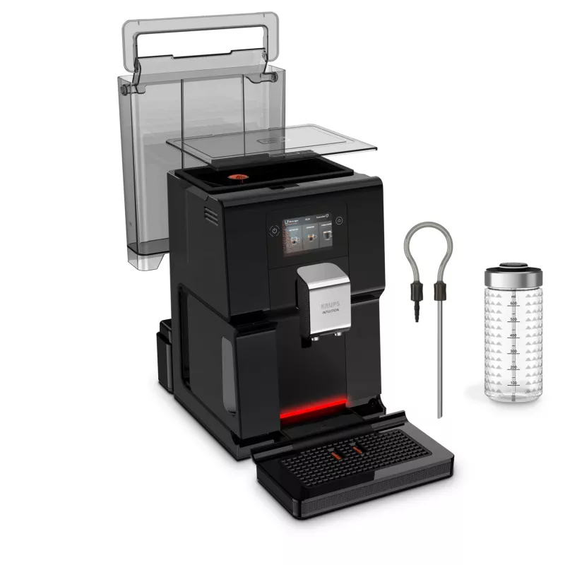 Krups Intuition Preference EA8738 cafetera superautomática, 3 l, negra