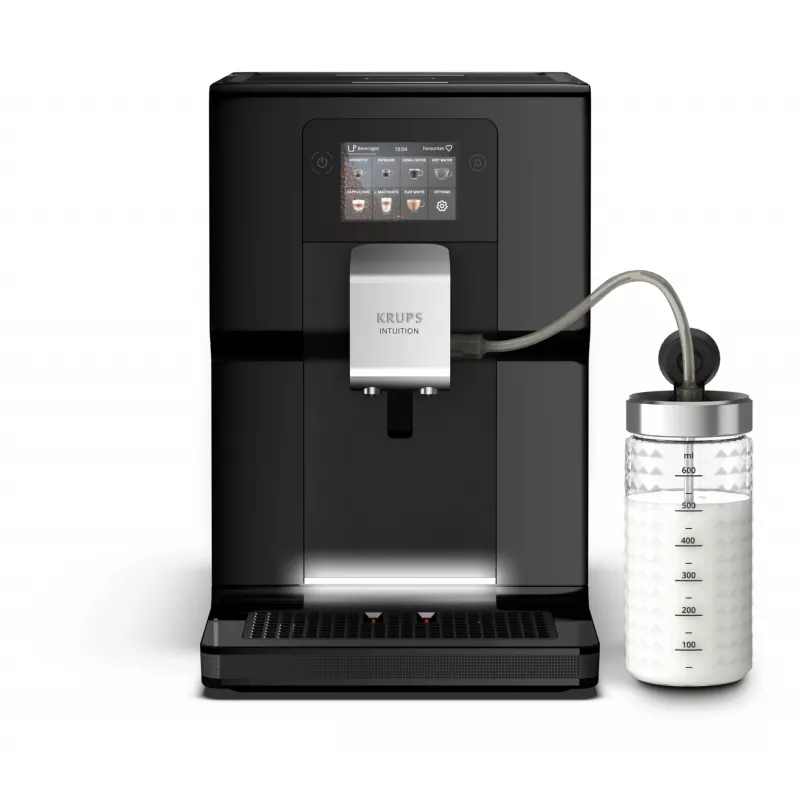 Krups Intuition Preference EA8738 cafetera superautomática, 3 l, negra