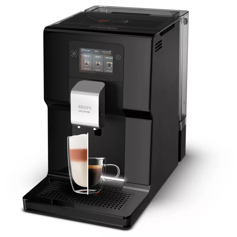 Krups Intuition Preference EA8738 cafetera superautomática, 3 l, negra