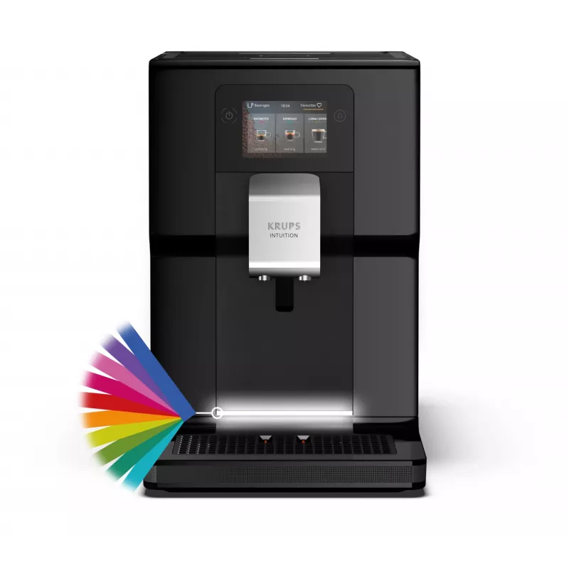 Krups Intuition Preference EA8738 cafetera superautomática, 3 l, negra