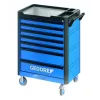 Gedore Workster Highline WHL-L7-TS-147 carro de herramientas, 147 herramientas, azul/negro