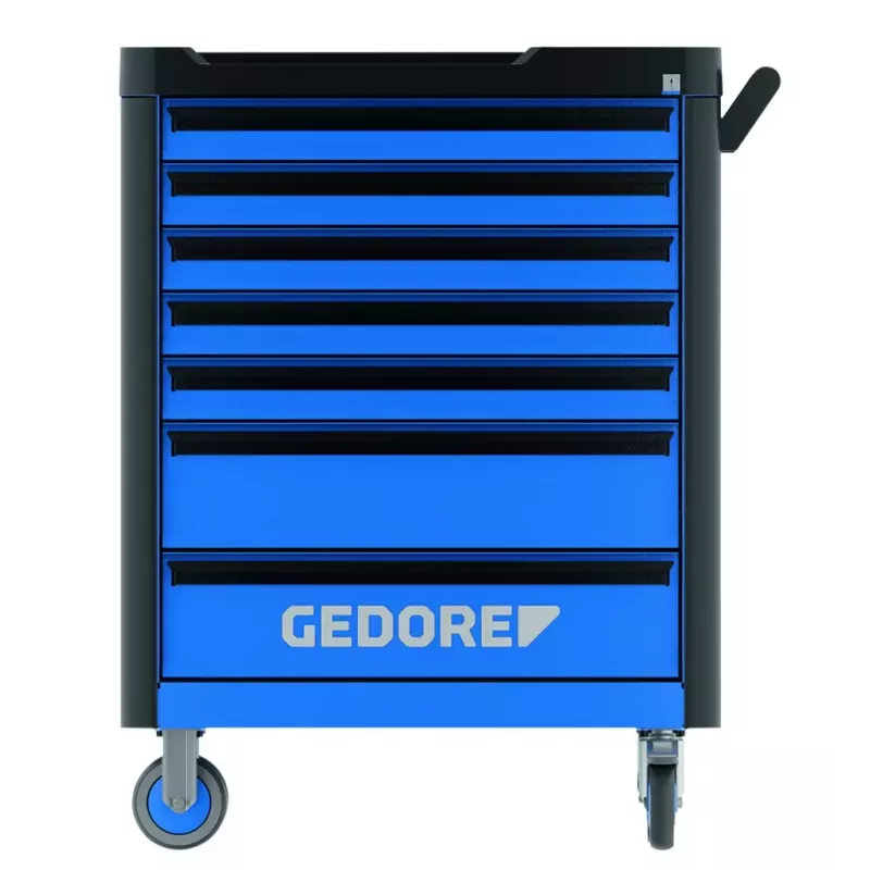 Gedore Workster Highline WHL-L7-TS-147 carro de herramientas, 147 herramientas, azul/negro