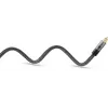 Cable de audio óptico digital WENTRONIC Goobay 65305 TOSLINK a TOSLINK 2 m, cobre, contactos dorados, negro/plata