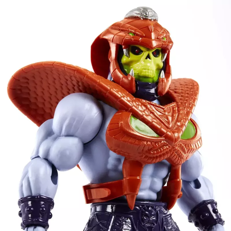 Figura de acción Mattel Masters of the Universe Origins Snake Armor Skeletor
