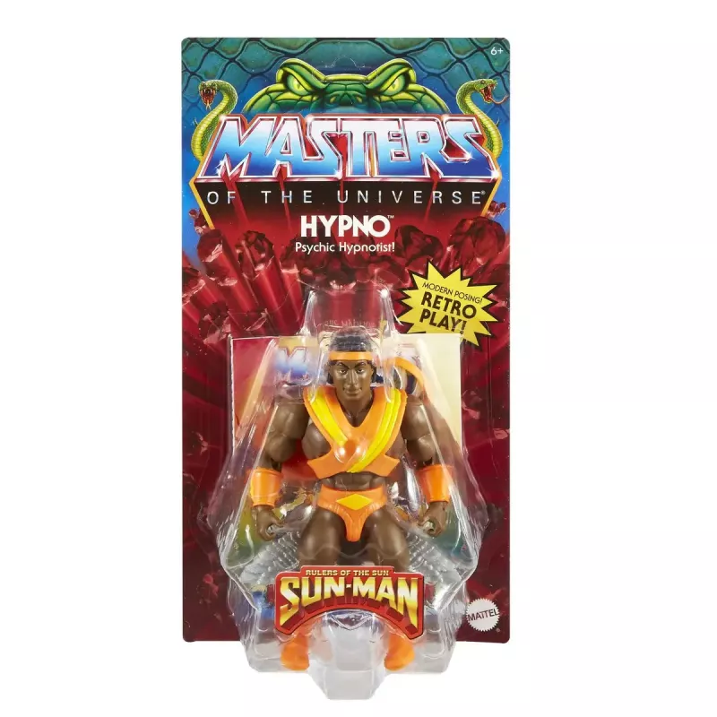 Figura de acción Mattel Masters of the Universe Origins Hypno 6+