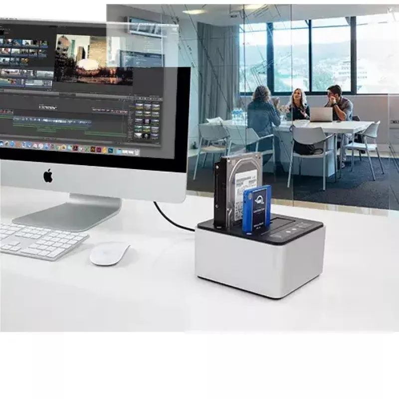 Drive Dock USB-C, base de acoplamiento plata/negro