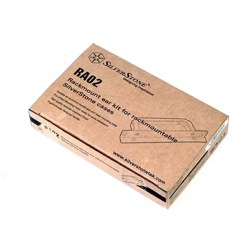 SilverStone SST-RA02B Kit de montaje en rack para cajas GD07/GD08/GD09/GD10, negro