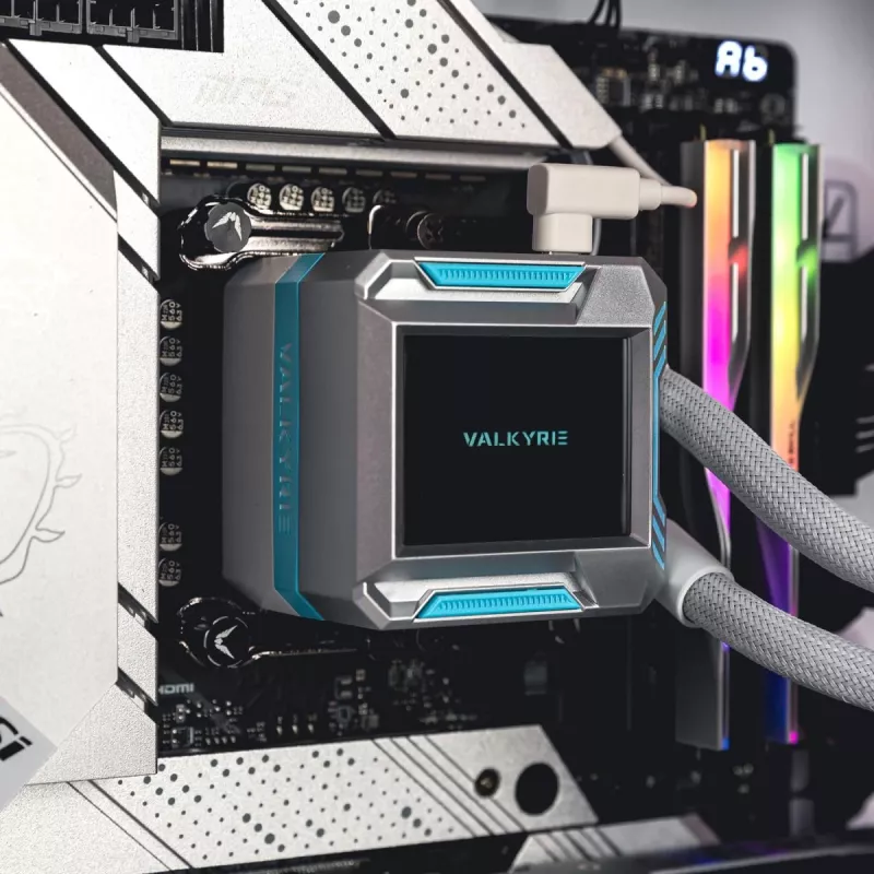Refrigeración líquida todo en uno VALKYRIE Syn 240 ARGB blanca