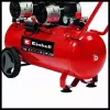Einhell TE-AC 50 Silent 4020620 compresor de aire, 1500 W, 50 l, 8 bar, rojo/negro