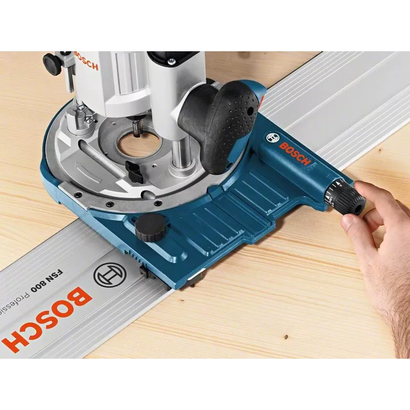 Bosch Professional FSN OFA 1600Z0000G adaptador de carril guía para fresadoras, aluminio, azul