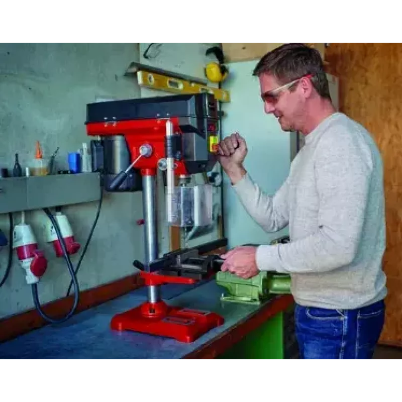 Taladro de columna Einhell TE-BD 550 E, 450 W, portabrocas B16, 450-2500 rpm