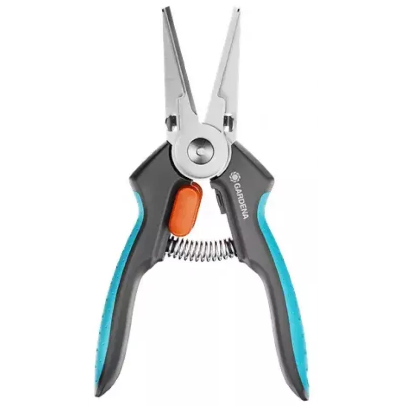 Tijera de podar Gardena GripCut 12213-20 mango de plástico negro verde hoja de acero inoxidable