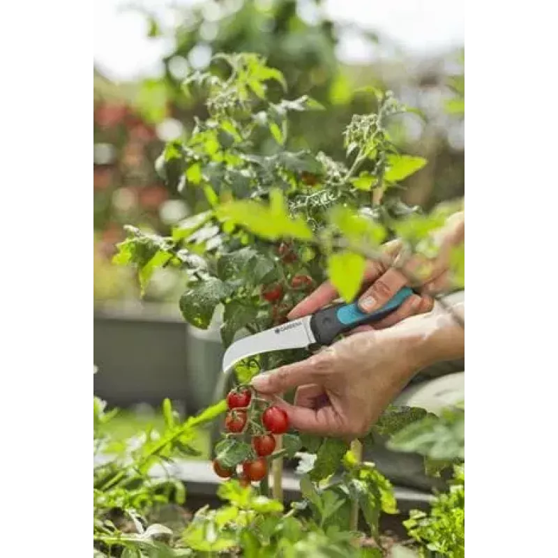 Gardena VeggieCut tijera de podar negra verde hojas de acero inoxidable