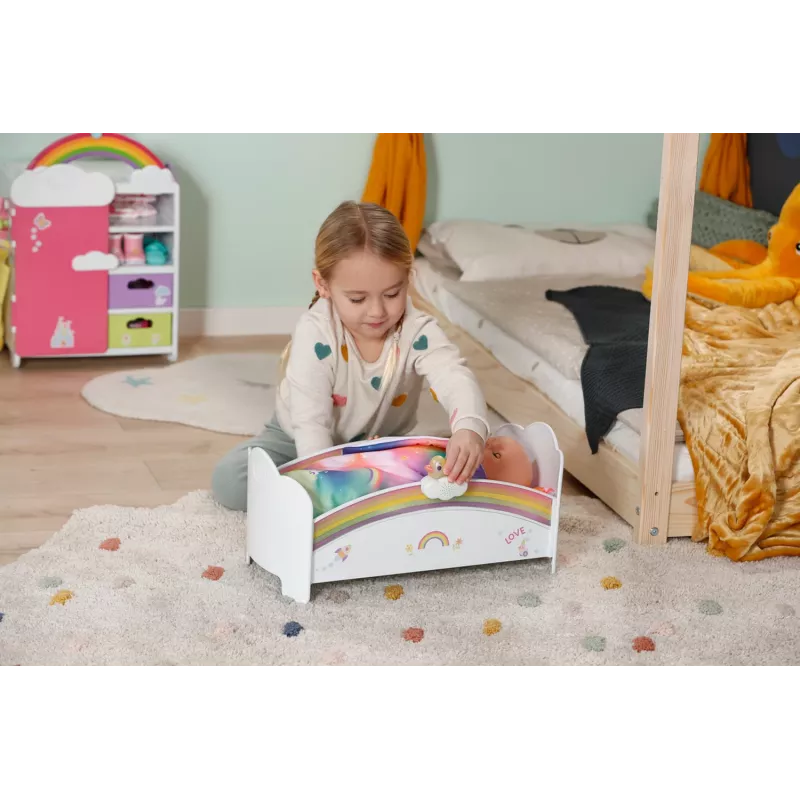 Zapf Creation BABY born Rainbow Bed 835999 muebles para muñecas