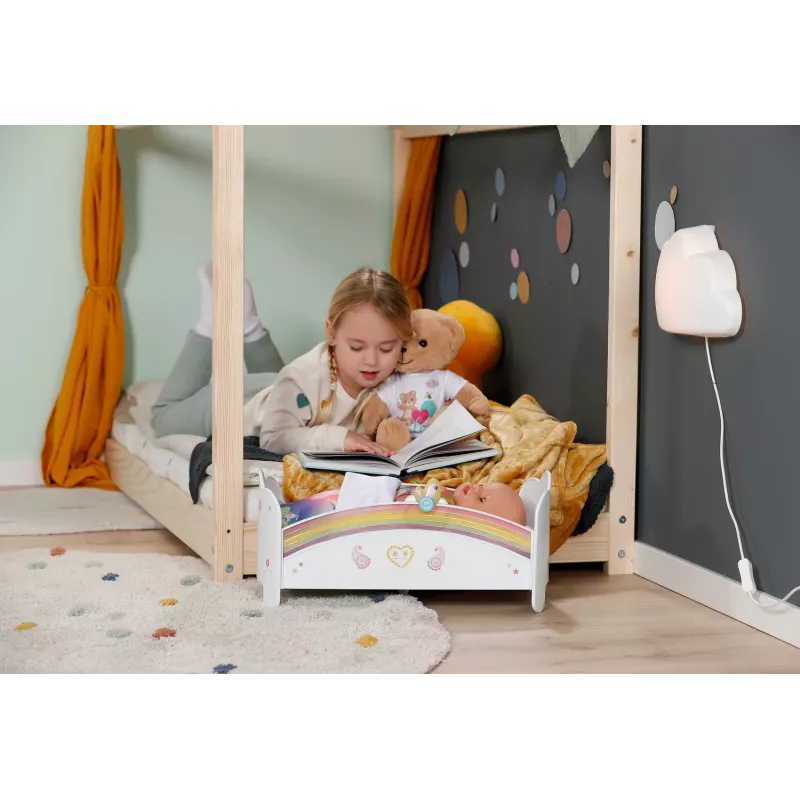 Zapf Creation BABY born Rainbow Bed 835999 muebles para muñecas