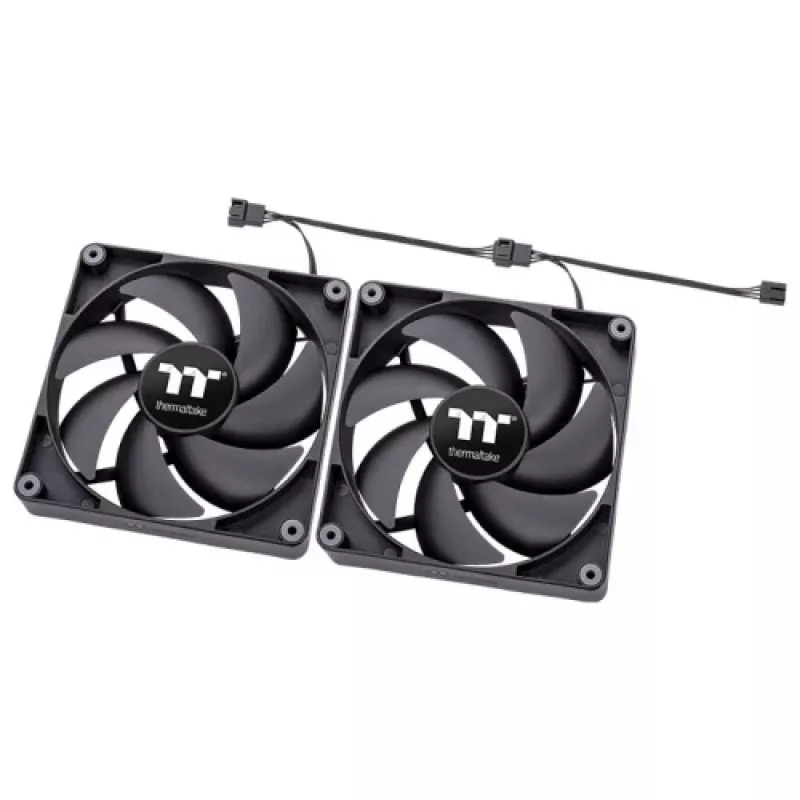 Ventilador para PC THERMALTAKE - CT140 - 14cm - Negro - pack de 2