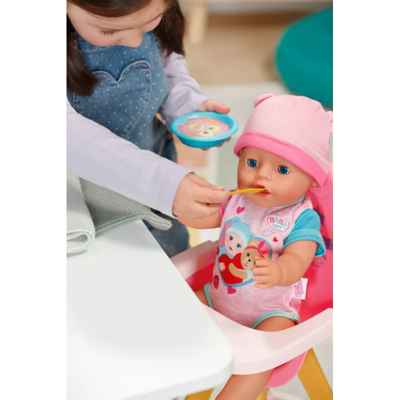 BABY born set de alimentación – accesorio de alimentación para muñecos con imágenes de comidas activadas por agua