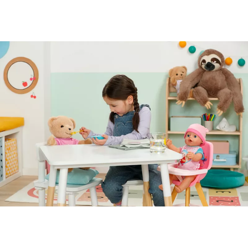 BABY born set de alimentación – accesorio de alimentación para muñecos con imágenes de comidas activadas por agua