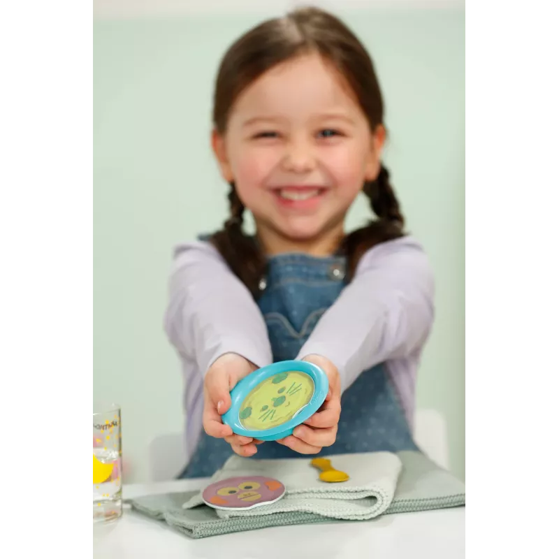 BABY born set de alimentación – accesorio de alimentación para muñecos con imágenes de comidas activadas por agua