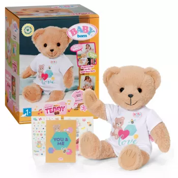 Peluche zapf creation BABY born Singing Teddy 837962 — osito de peluche cantarín para muñecos