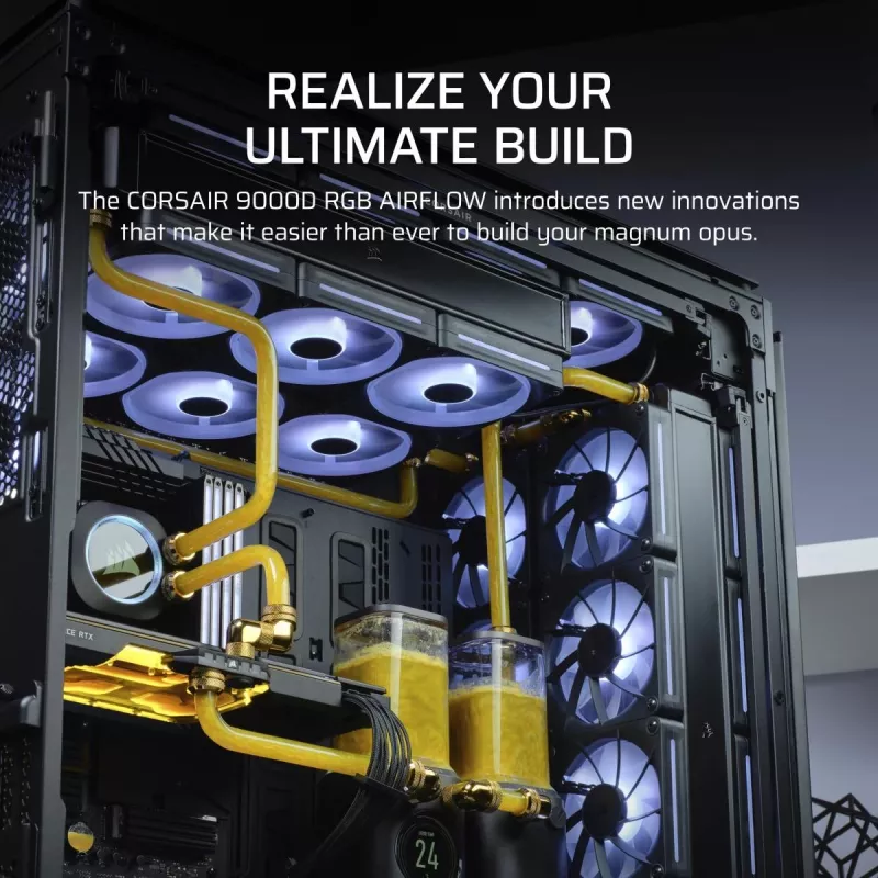 Caja para PC CORSAIR – 9000D RGB Airflow Super Full-Tower