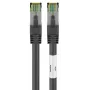 Cable de red Wentronic 66719 Cat8.1 S/FTP 0,25 m negro