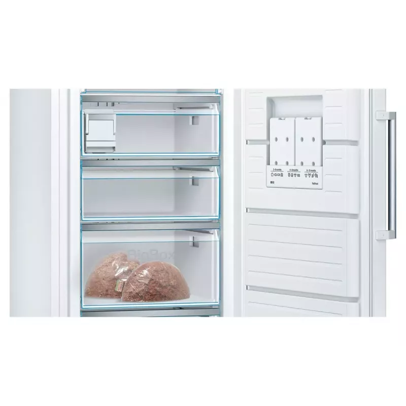 Bosch Serie 6 GSN58AWDV congelador vertical independiente 366 L blanco