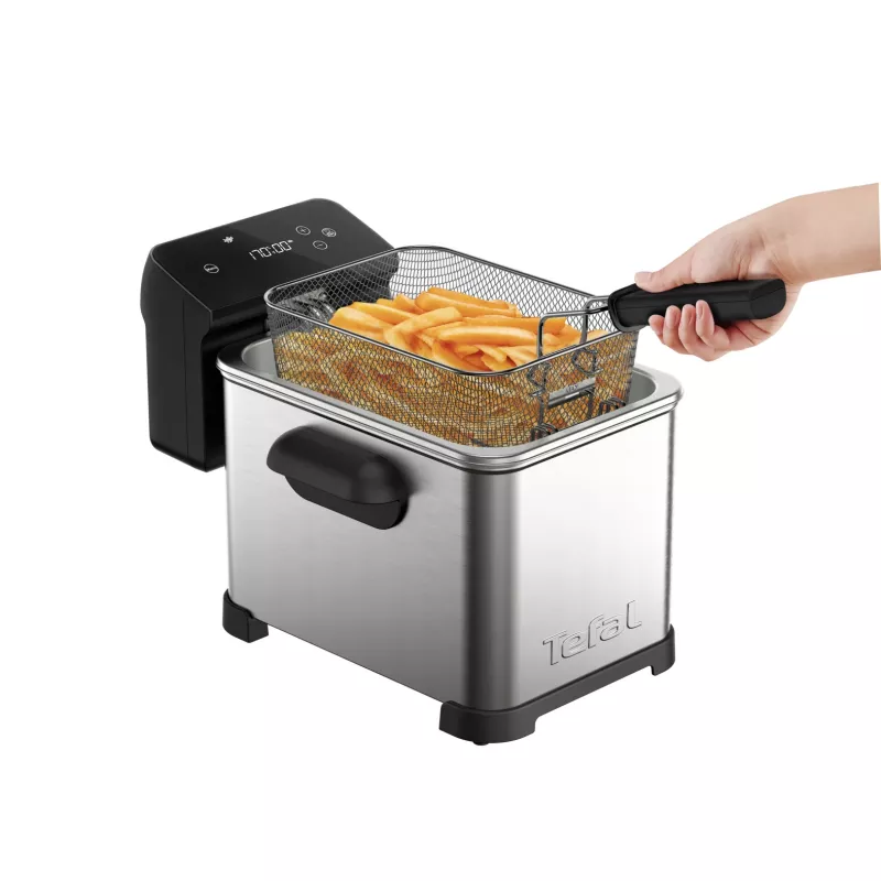 Tefal Family Pro FR507D freidora individual 4 L de pie 2400 W acero inoxidable