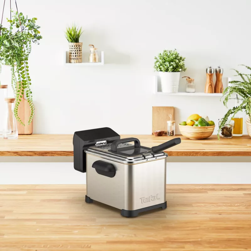 Tefal Family Pro FR507D freidora individual 4 L de pie 2400 W acero inoxidable