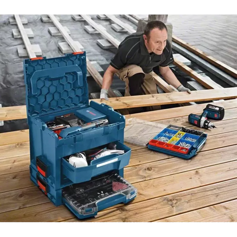 Bosch 1 600 A00 2WR caja de almacenamiento accesorio negro set de separadores