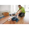 Bosch GTM 12 JL Professional + GTA 2600 0615990EU2 sierra combinada ingletadora con mesa de trabajo, 1800 W, hoja de 305 mm, azul/plata