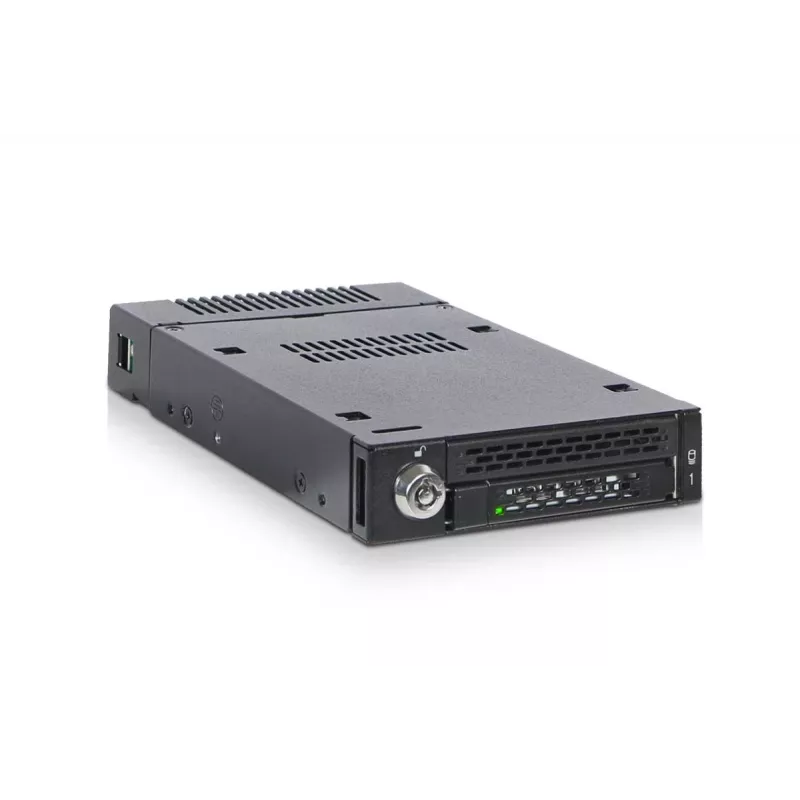 ICYDOCK Mobile Rack con bloqueo por llave miniSAS 1xM.2 NVMe a 1x bahía de 3,5 pulgadas