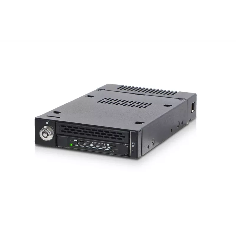 ICYDOCK Mobile Rack con bloqueo por llave miniSAS 1xM.2 NVMe a 1x bahía de 3,5 pulgadas