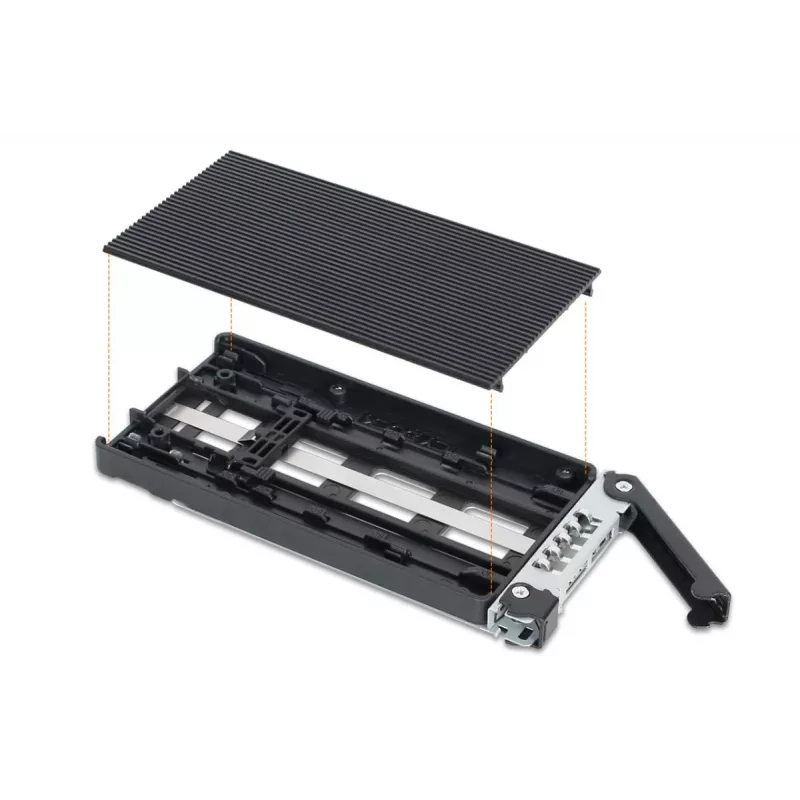 ICYDOCK Mobile Rack con bloqueo por llave miniSAS 1xM.2 NVMe a 1x bahía de 3,5 pulgadas