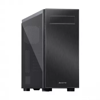 Caja de ordenador Chieftec AL-02B-TG-OP torre negra