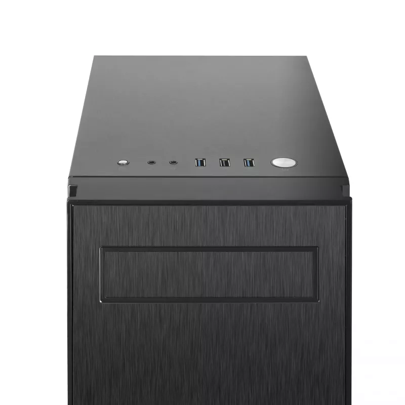 Caja de ordenador Chieftec AL-02B-TG-OP torre negra