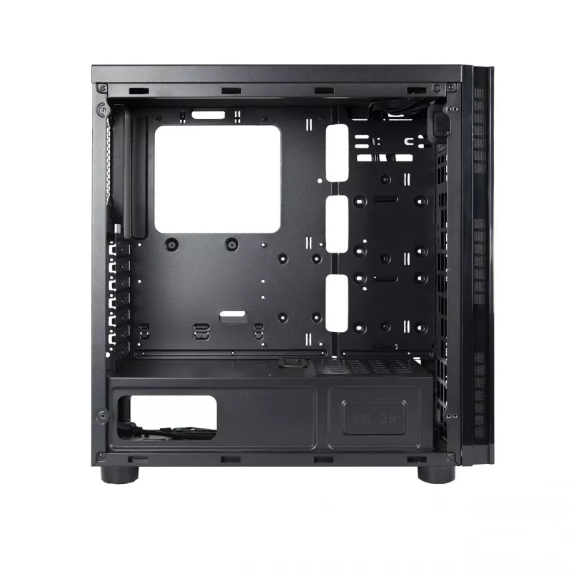 Caja de ordenador Chieftec AL-02B-TG-OP torre negra