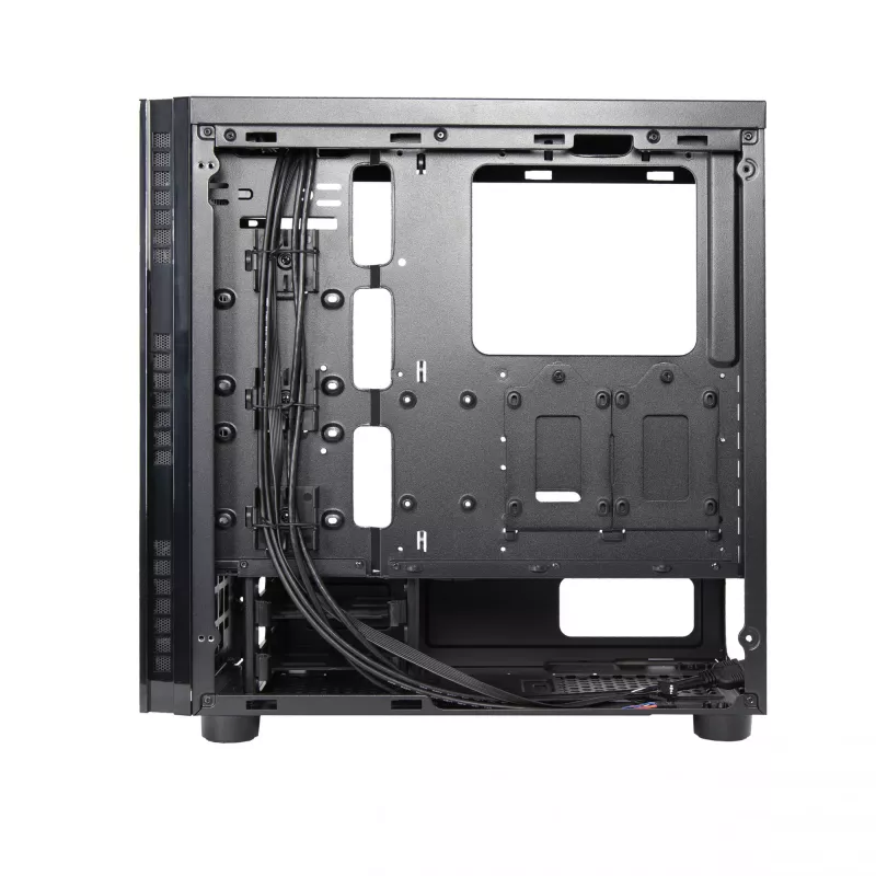 Caja de ordenador Chieftec AL-02B-TG-OP torre negra