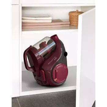 Aspirador de suelo ROWENTA Swift Power RO2933 — 750 W, sin bolsa, burdeos/negro, 4,87 kg